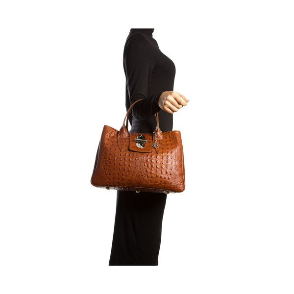 Kožená kabelka Isabella Rhea 614 Cognac-image-1