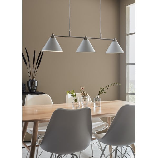 Бяла висяща лампа с три рамена Klint - Markslöjd-image-1