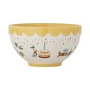 Жълта/кремава глинена детска купичка ø 13,5 cm Celebrate – Bloomingville Mini