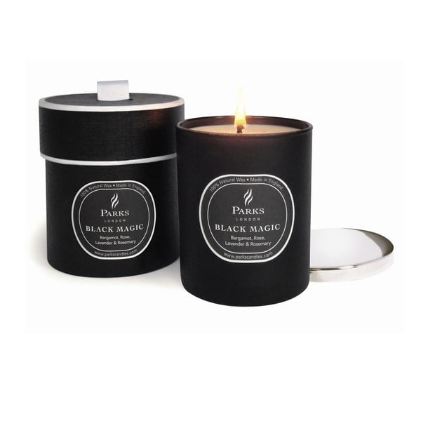 Svíčka s vůní bergamotu a růže Parks Candles London Magic, 45 hodin hoření