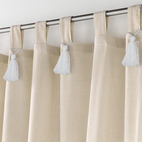 Бежово перде 140x240 cm Cyrine – douceur d'intérieur-image-1