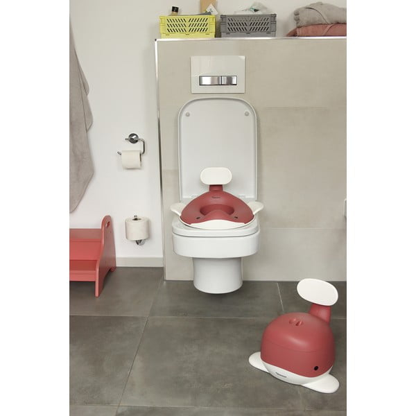 Тъмнорозова детска седалка за тоалетна Dusty pink – Kindsgut-image-3