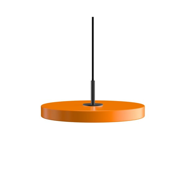 Оранжево LED висящо осветително тяло с метален абажур ø 31 cm Asteria Mini – UMAGE