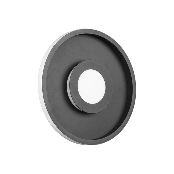 Матово черно метално LED осветително тяло за таван ø 30 cm Ascari - Trio-image-4