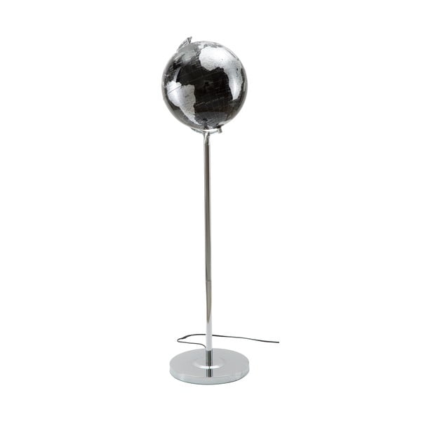 Stolní lampa v černo-stříbrné barvě Mauro Ferretti Da Terra, výška 130 cm