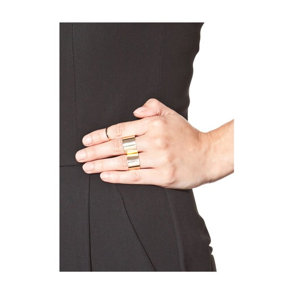 Комплект от 3 дамски пръстена в злато Anastacia - NOMA