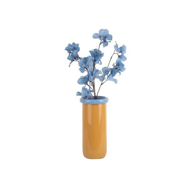Стъклена ваза в цвят горчица (височина 30,5 cm) Plegado  – PT LIVING-image-4
