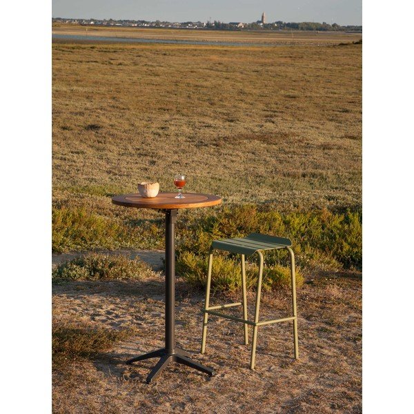 Алуминиева кръгла градинска маса за хранене ø 68 cm Spring – Ezeis-image-1