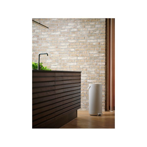 Бяло пластмасово кошче за боклук с педал 35 l Circular – Zone-image-3