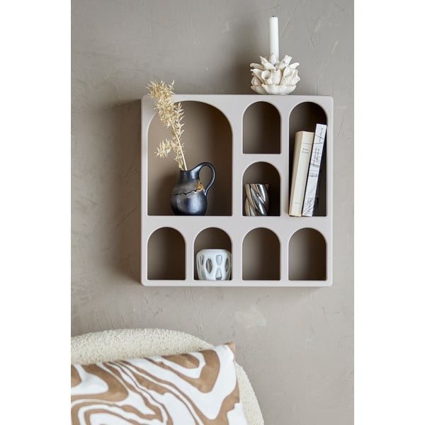 Сиво-бежов на няколко нива стенен рафт 48 cm Graphia – Bloomingville-image-1