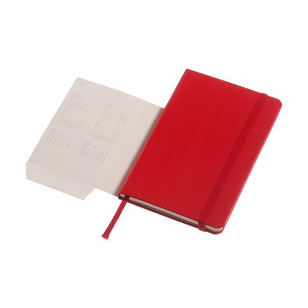 Červený týdenní diář Moleskine Hard, 18 měsíců, malý-image-2