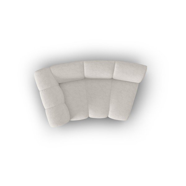 Бял модул за диван (ляв ъгъл) Lupine - Micadoni Home-image-4