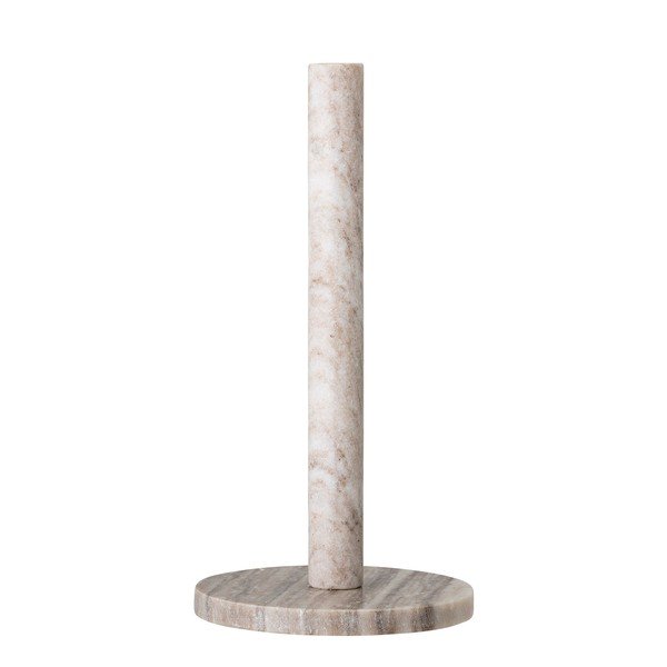 Мраморна стойка за кухненска хартия в естествен цвят ø 15 cm Emy – Bloomingville