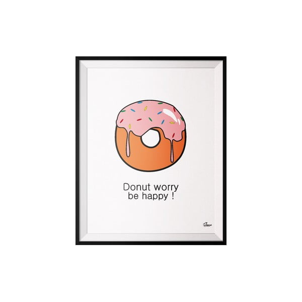 Plakát Donut, 50x70 cm