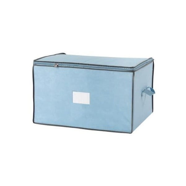 Modrý textilní úložný box Compactor Tote, 44 x 32,5 cm