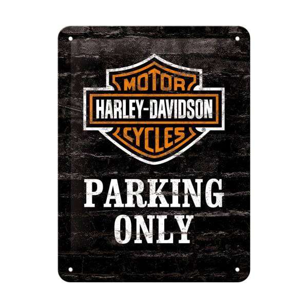 Декоративен знак за стена Harley-Davidson Harley-Davidson Parking Only - Postershop