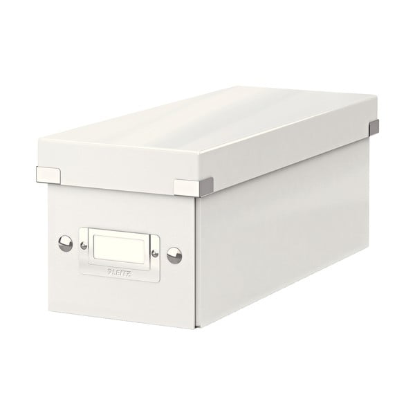 Бяла картонена кутия за съхранение с капак 14x35x14 cm Click&Store – Leitz