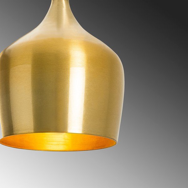 Висящо осветително тяло в златисто с метален абажур ø 22 cm Dodo – Opviq lights-image-3