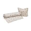 Светлосиво памучно детско спално бельо за детско креватче 70x100 cm Toucan – OYOY Mini