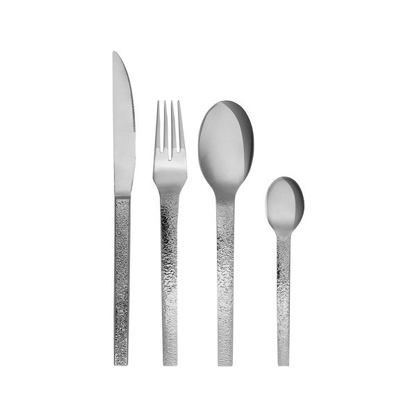 Прибори за хранене 16 бр. от неръждаема стомана в сребрист цвят Mano – Hübsch