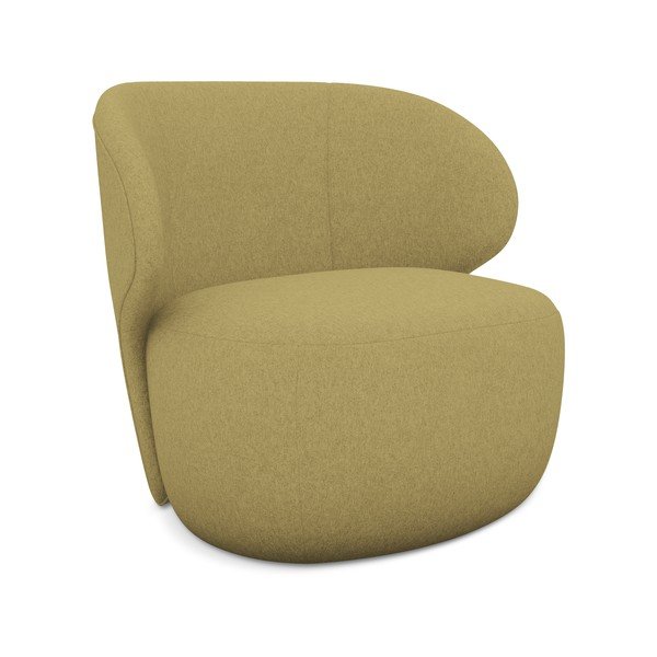 Кресло в цвят горчица Kama – Makamii