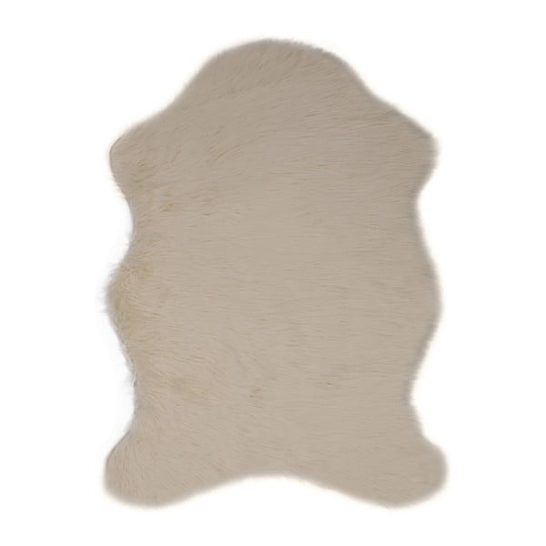 Кремав килим от изкуствена кожа Pelus Cream, 75 x 100 cm - Unknown