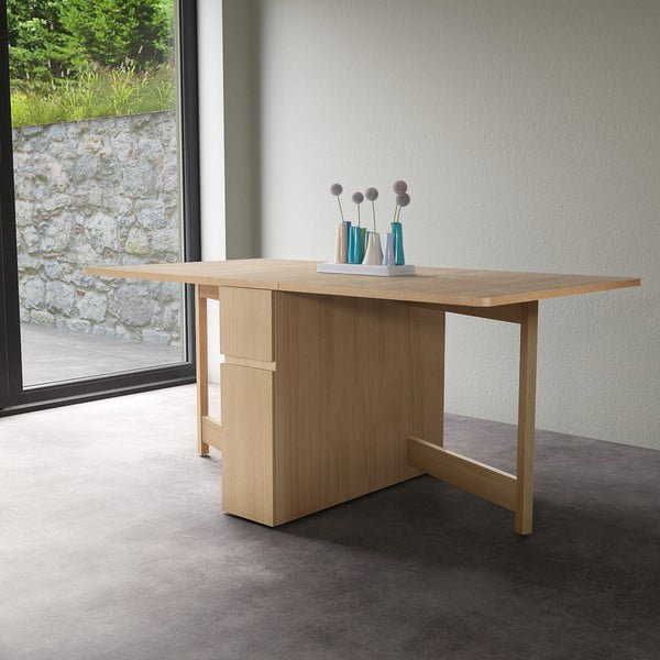 Сгъваема маса за хранене 170x90 cm Kungla - Woodman-image-1