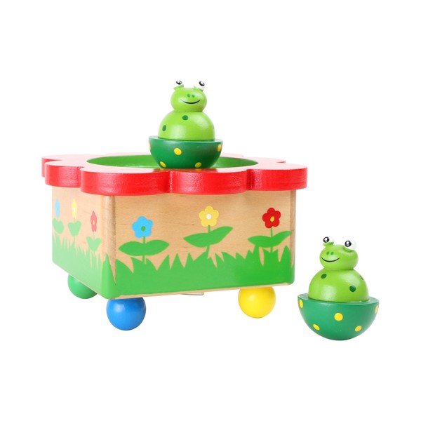 Дървена музикална играчка Frog Pond - Legler
