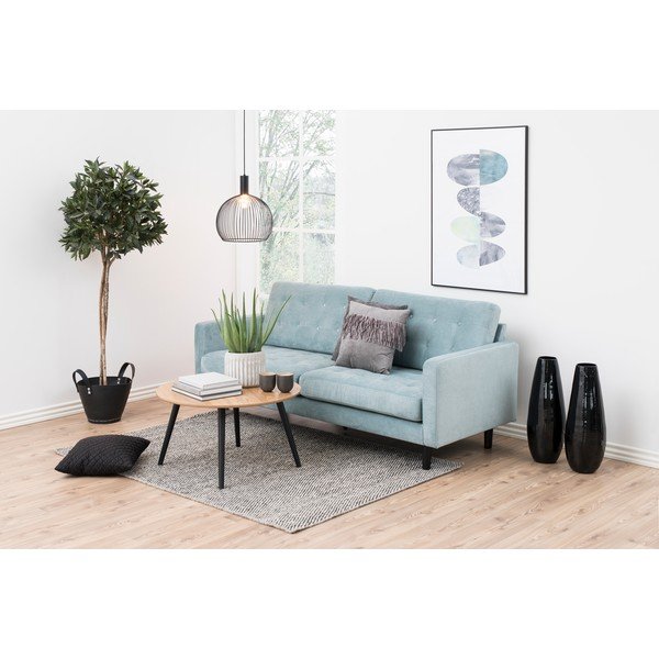 Масичка за кафе с фурнир от ясен , ⌀ 80 cm Stafford - Actona-image-1