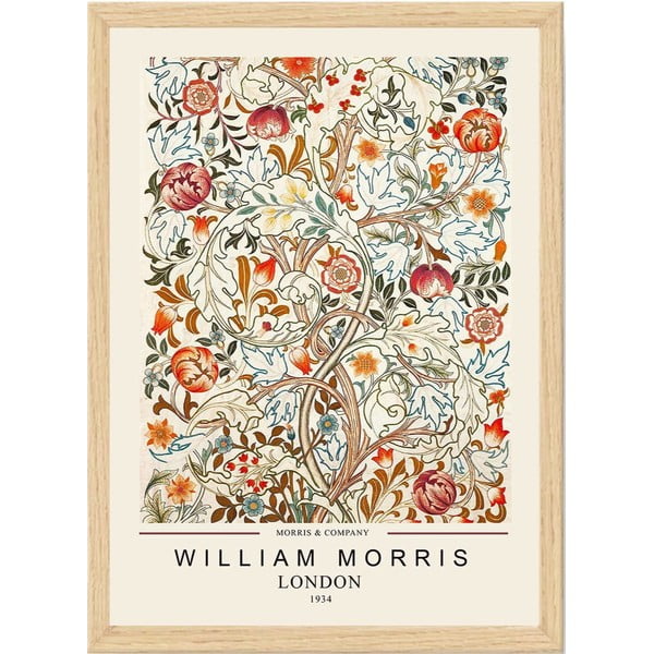 Плакат в рамка 35x45 cm William Morris - Wallity