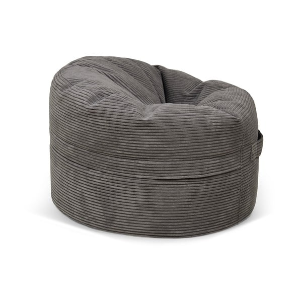 Детски пуф от рипсено кадифе в тухлен цвят Roll 80 – SLOWDOWN-image-2