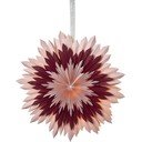 Розова коледна украса , ø 60 cm Ice - Star Trading