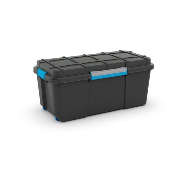 Черна пластмасова кутия за съхранение с капак 78x39,5x35 cm Scuba Box – KIS