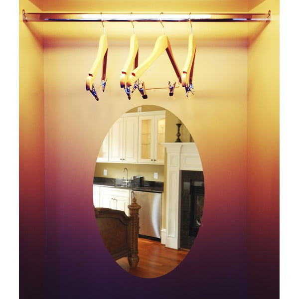 Огледален самозалепващ се стикер Овал, 42 x 27 cm - Ambiance-image-2