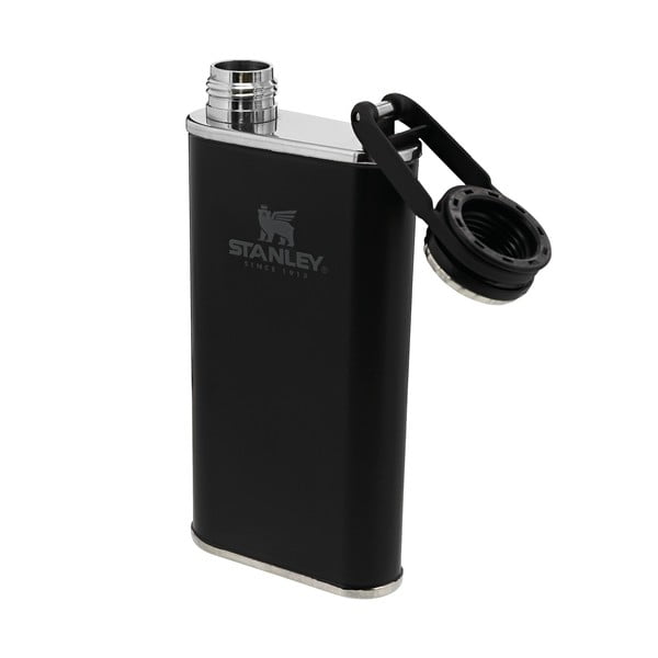 Черна колба от неръждаема стомана 230 ml Easy-Fill Wide Mouth Flask Black – Stanley-image-3