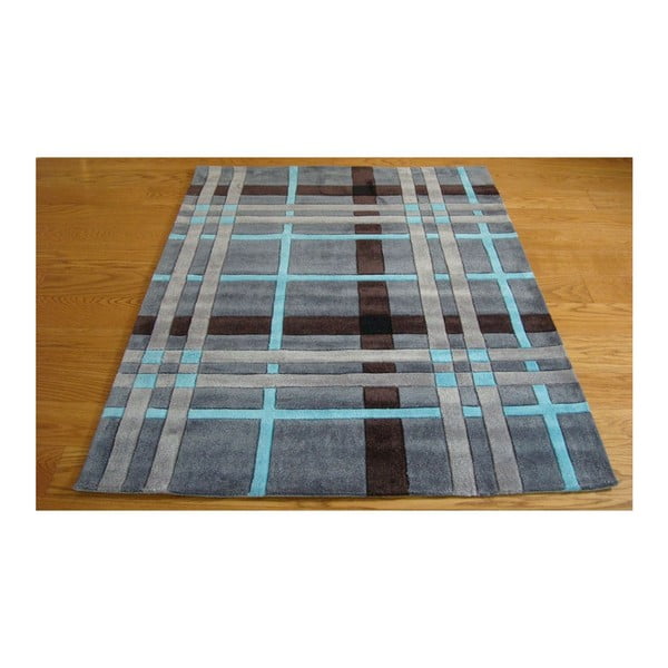 Koberec Weave 80x150 cm, šedý-image-2