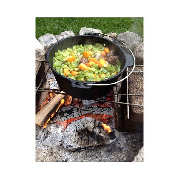 Litinový kotlík do ohniště Esschert Design Camping, 3 l-image-1