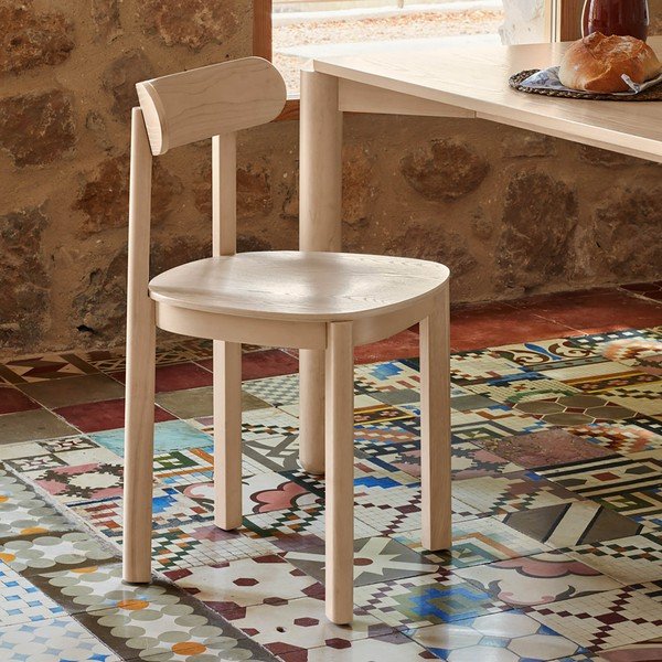 Трапезен стол от декор от ясен в естествен цвят Nara – Teulat-image-1