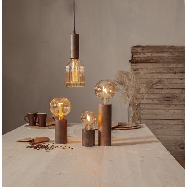 LED декоративна крушка с топла светлина E27, 1 W NGC Stripe - Star Trading-image-3