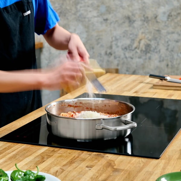 Тиган с капак от неръждаема стомана ø 28 cm tegame Lucca 3.0 – FABINI-image-1