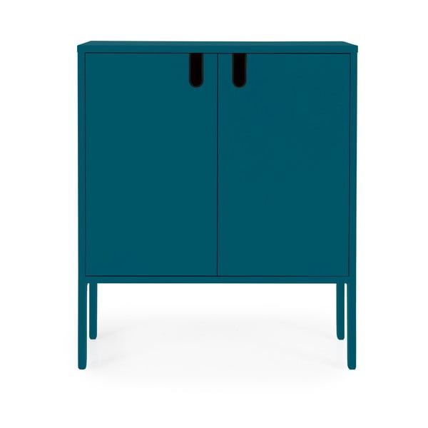 Петролно син шкаф, ширина 80 cm Uno - Tenzo