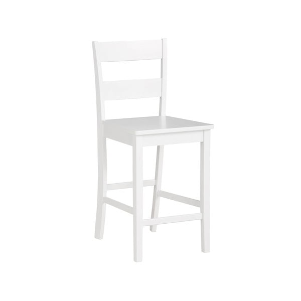 Бял бар стол от масивен бор (височина на седалката 60 cm) Torpedo – Støraa-image-4