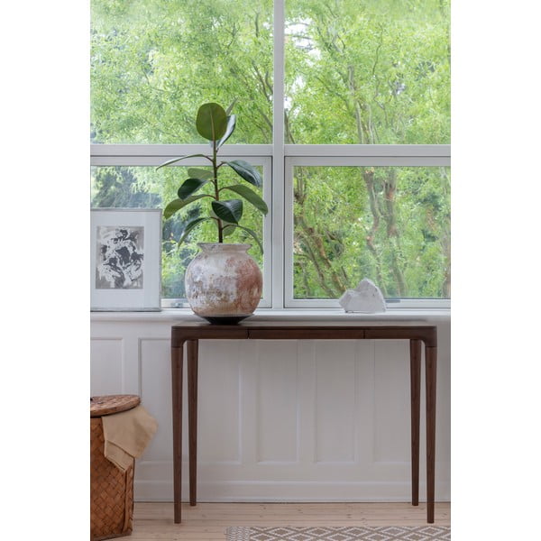 Конзолна маса от кафяв дъб 12x110 cm Heart'n'Soul - UMAGE-image-1