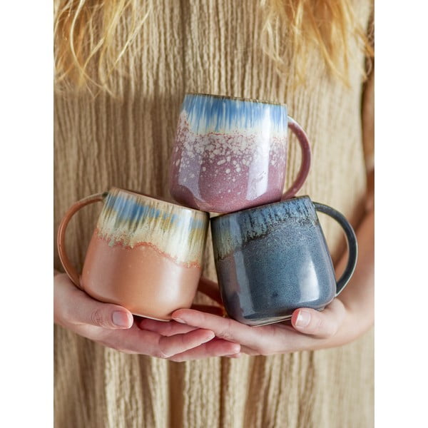 Глинени чаши в комплект 3 бр. 460 ml Cloe – Bloomingville-image-1