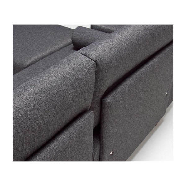 Сив диван с отоманка Ivett - Balcab Home-image-3