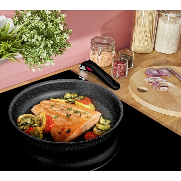 Алуминиев комплект съдове 7 бр. INGENIO Black stone L3998702 – Tefal-image-2