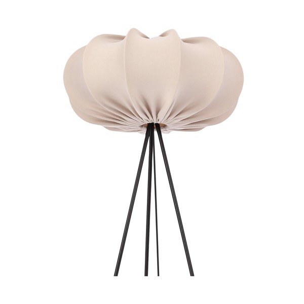 Бежова подова лампа с текстилен абажур (височина 147 cm) Cafee – Candellux Lighting-image-3
