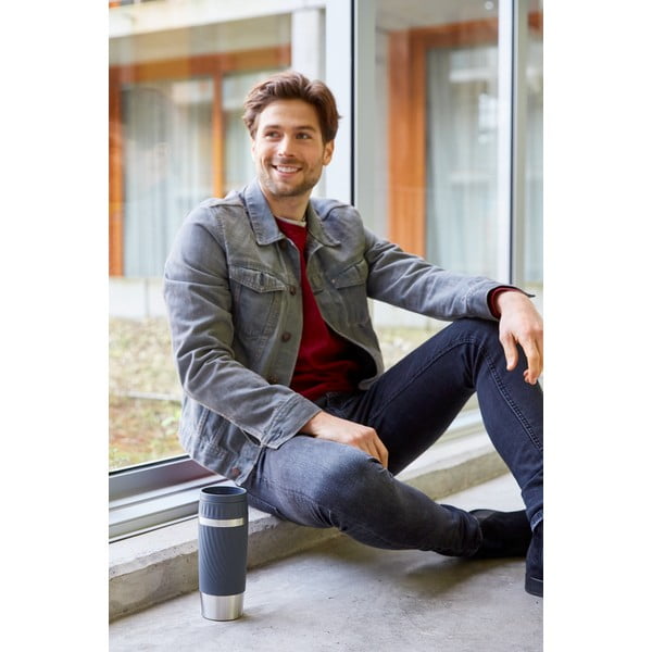 Сива термочаша 0,36 л Easy Twist - Tefal-image-2