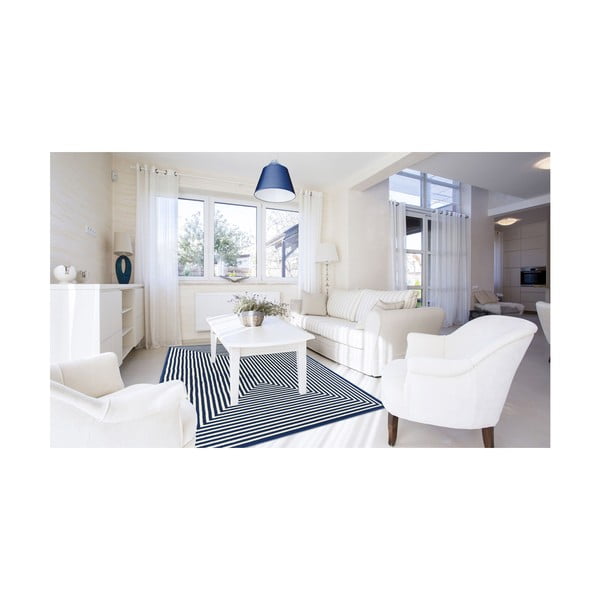 Тъмносин килим за открито , 160 x 230 cm Braid - Floorita-image-4