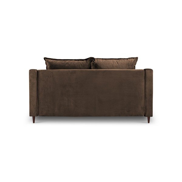 Диван от кафяво кадифе Freesia, 150 cm - Mazzini Sofas-image-3